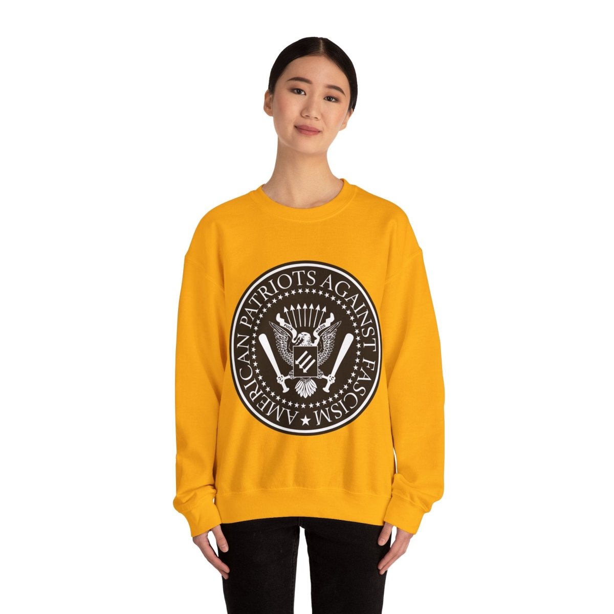 Free Oppression - Sweatshirt - American Patriots Against Fascism — Anti - Fascist & Pro - Democracy Sweatshirt