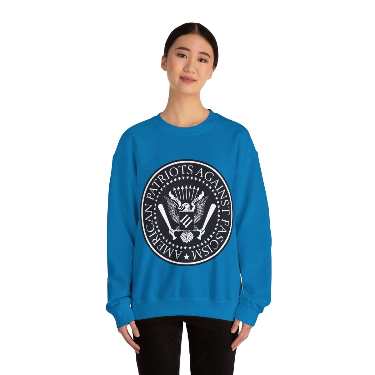 Free Oppression - Sweatshirt - American Patriots Against Fascism — Anti - Fascist & Pro - Democracy Sweatshirt