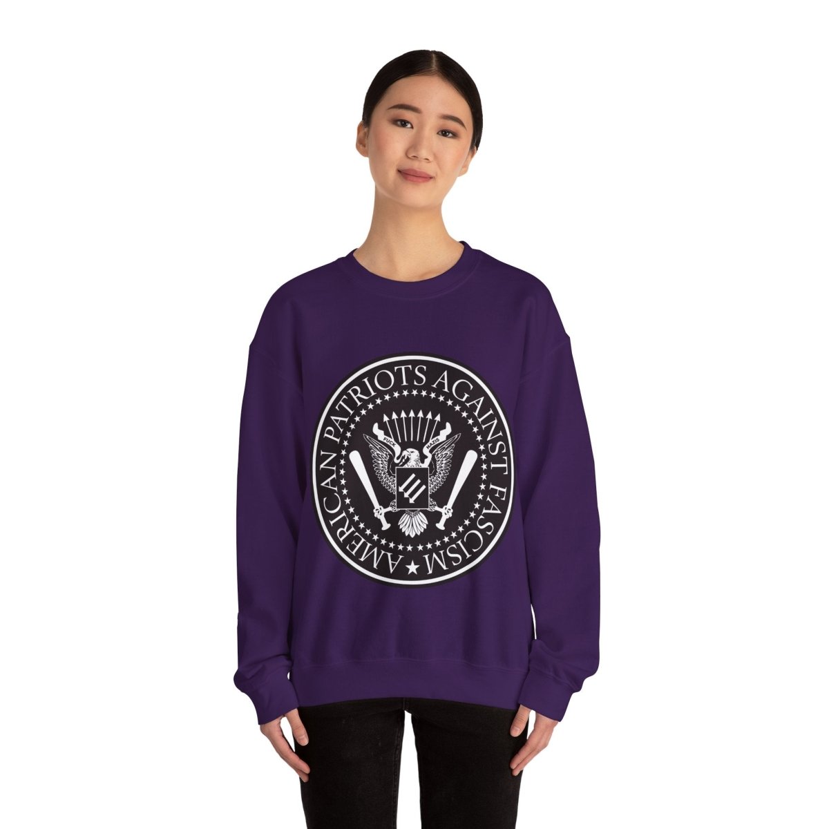 Free Oppression - Sweatshirt - American Patriots Against Fascism — Anti - Fascist & Pro - Democracy Sweatshirt