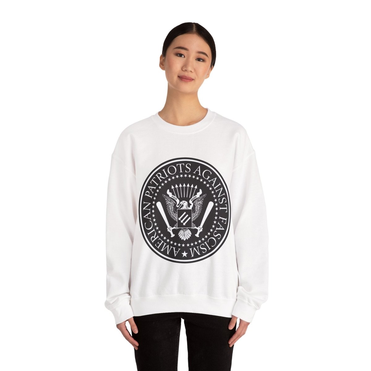 Free Oppression - Sweatshirt - American Patriots Against Fascism — Anti - Fascist & Pro - Democracy Sweatshirt