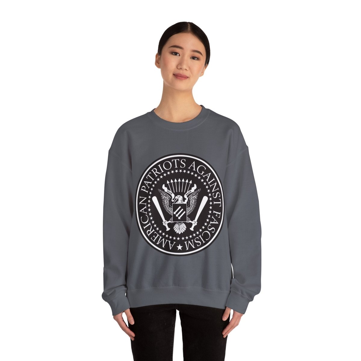 Free Oppression - Sweatshirt - American Patriots Against Fascism — Anti - Fascist & Pro - Democracy Sweatshirt