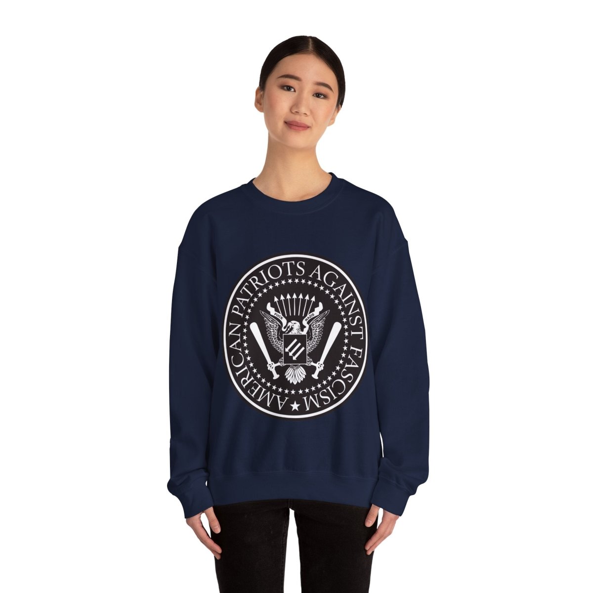 Free Oppression - Sweatshirt - American Patriots Against Fascism — Anti - Fascist & Pro - Democracy Sweatshirt