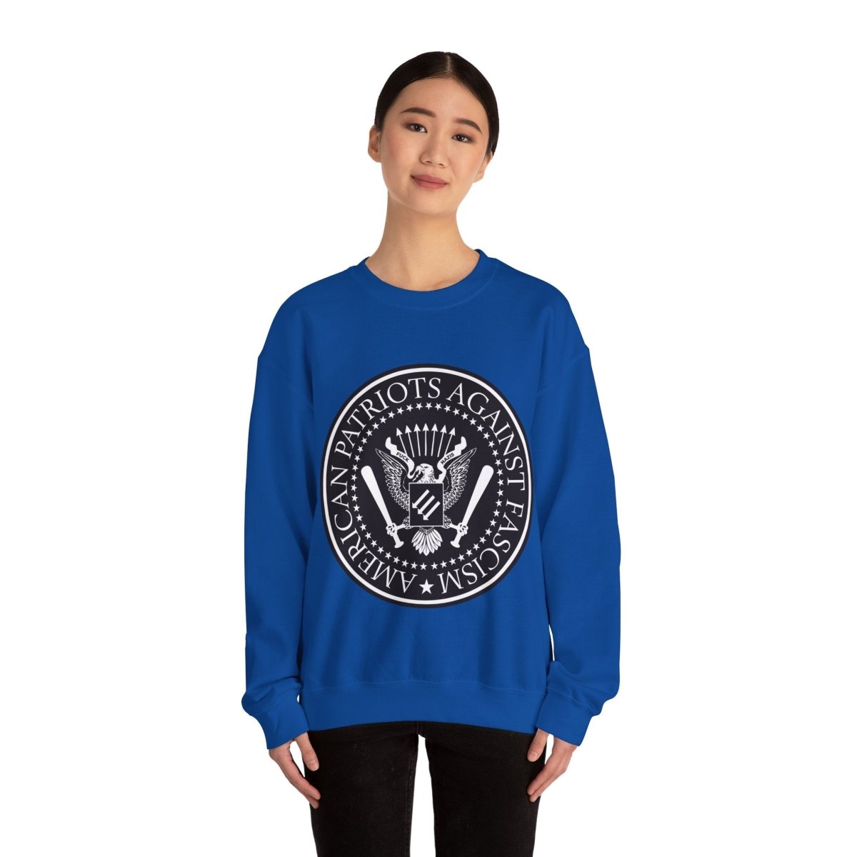 Free Oppression - Sweatshirt - American Patriots Against Fascism — Anti - Fascist & Pro - Democracy Sweatshirt