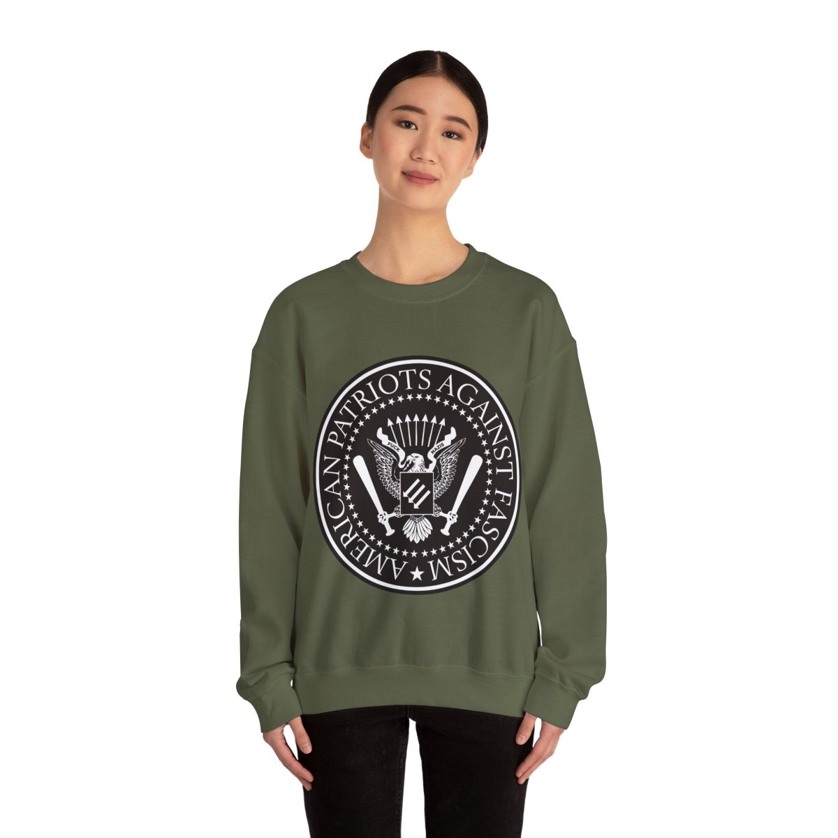 Free Oppression - Sweatshirt - American Patriots Against Fascism — Anti - Fascist & Pro - Democracy Sweatshirt