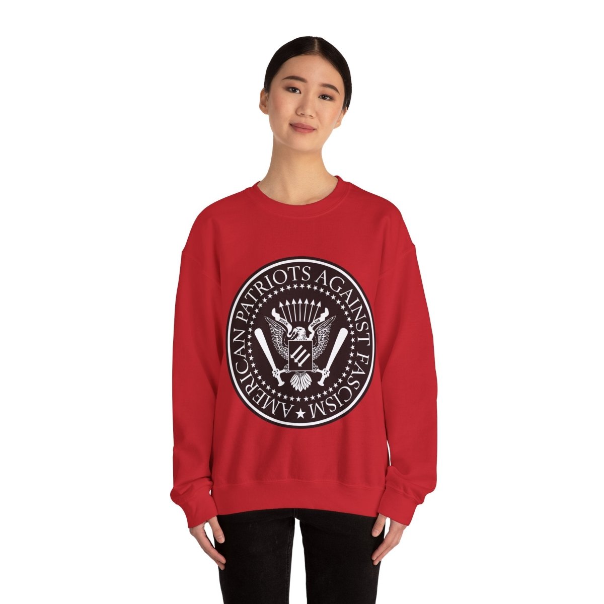 Free Oppression - Sweatshirt - American Patriots Against Fascism — Anti - Fascist & Pro - Democracy Sweatshirt