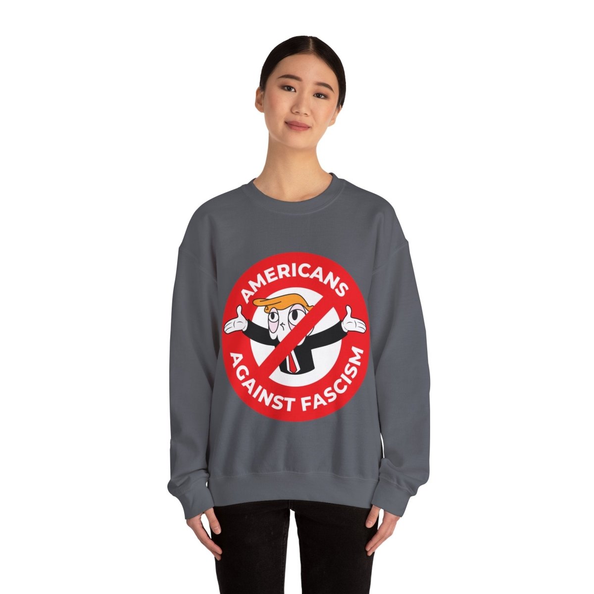Free Oppression - Sweatshirt - Americans Against Fascism – Pro - Democracy Sweatshirt