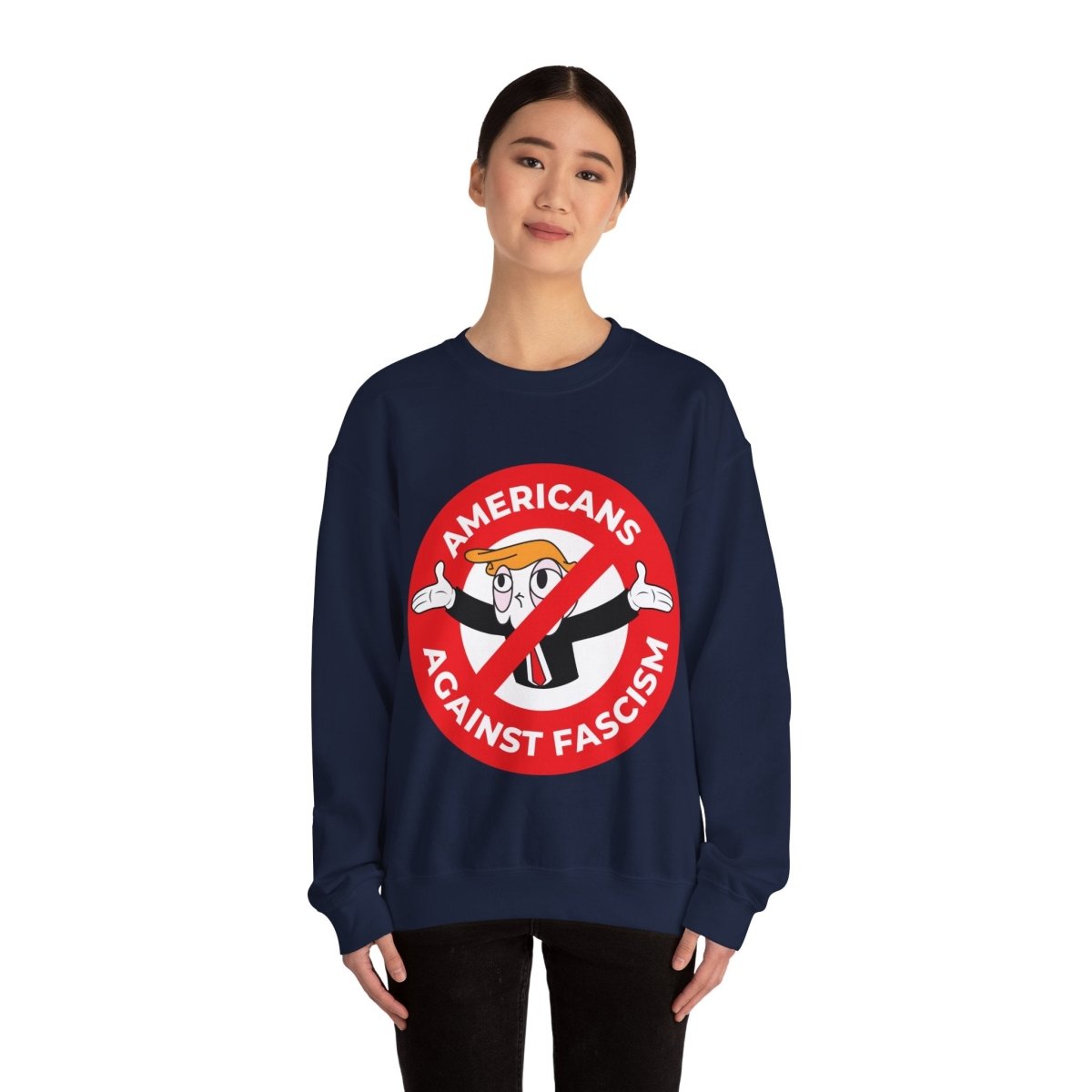 Free Oppression - Sweatshirt - Americans Against Fascism – Pro - Democracy Sweatshirt