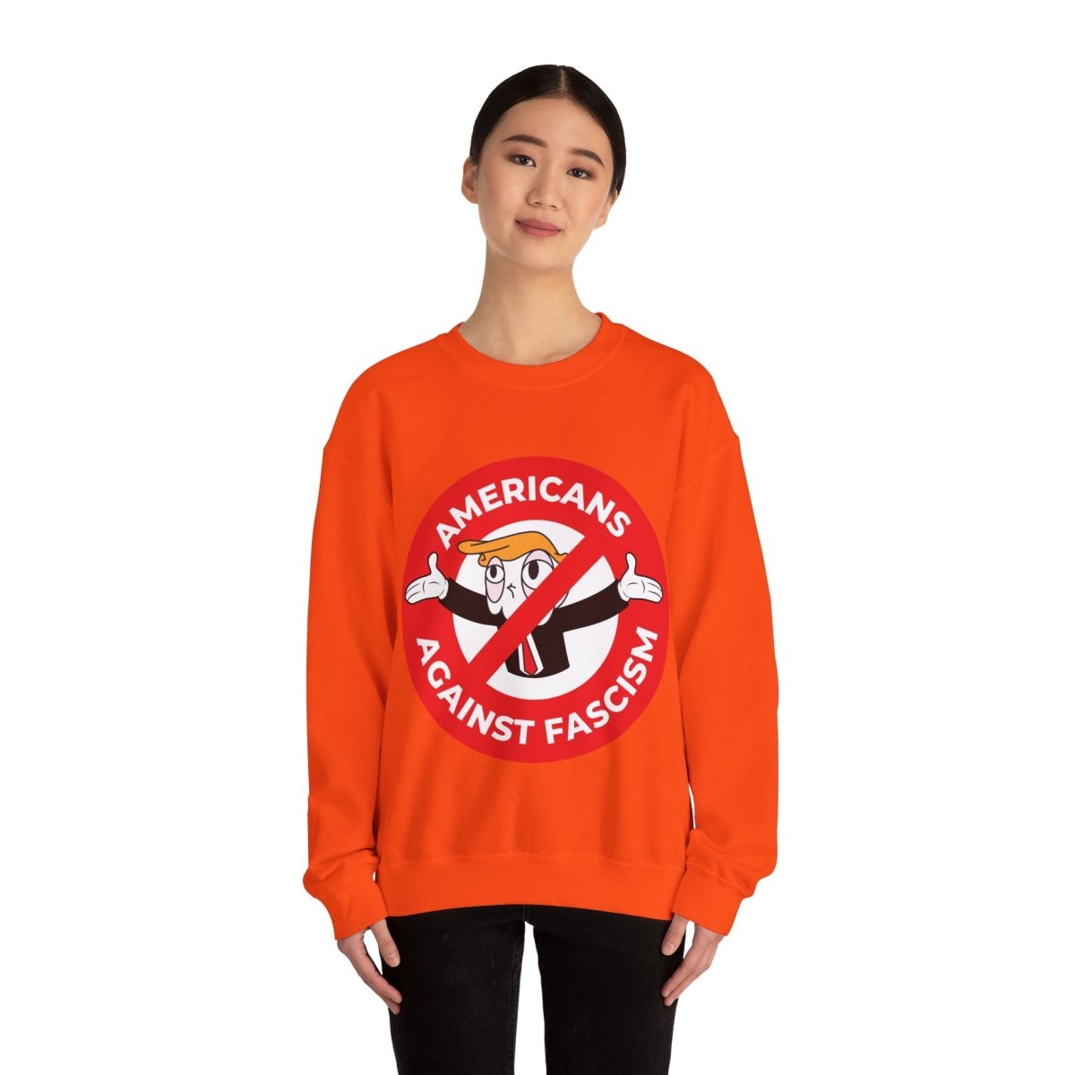 Free Oppression - Sweatshirt - Americans Against Fascism – Pro - Democracy Sweatshirt