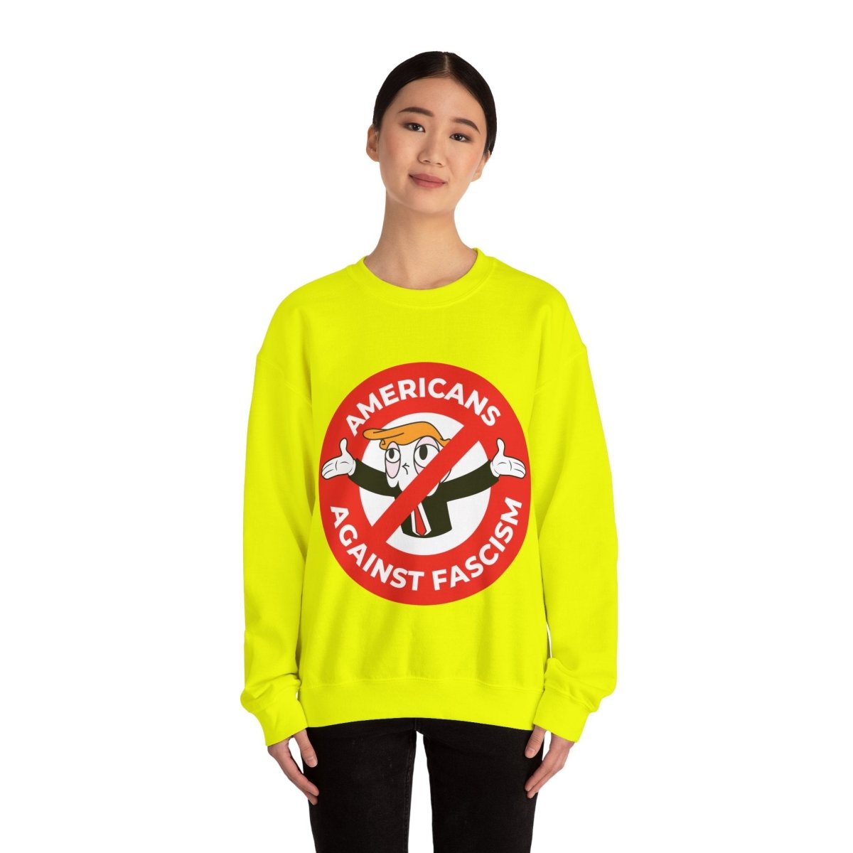 Free Oppression - Sweatshirt - Americans Against Fascism – Pro - Democracy Sweatshirt
