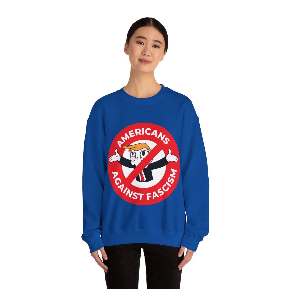 Free Oppression - Sweatshirt - Americans Against Fascism – Pro - Democracy Sweatshirt