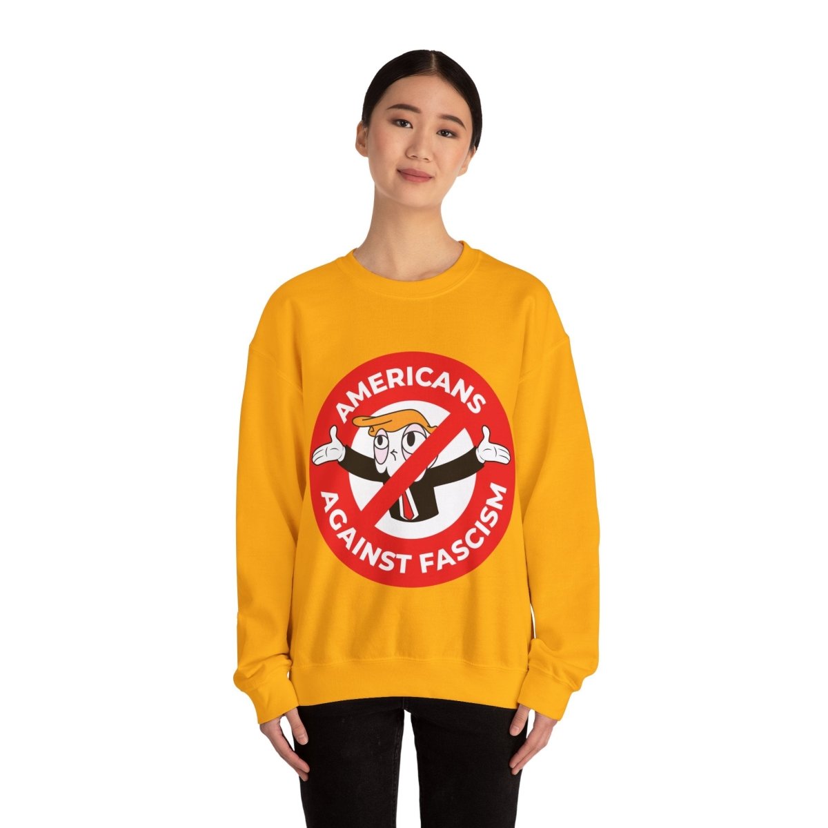 Free Oppression - Sweatshirt - Americans Against Fascism – Pro - Democracy Sweatshirt