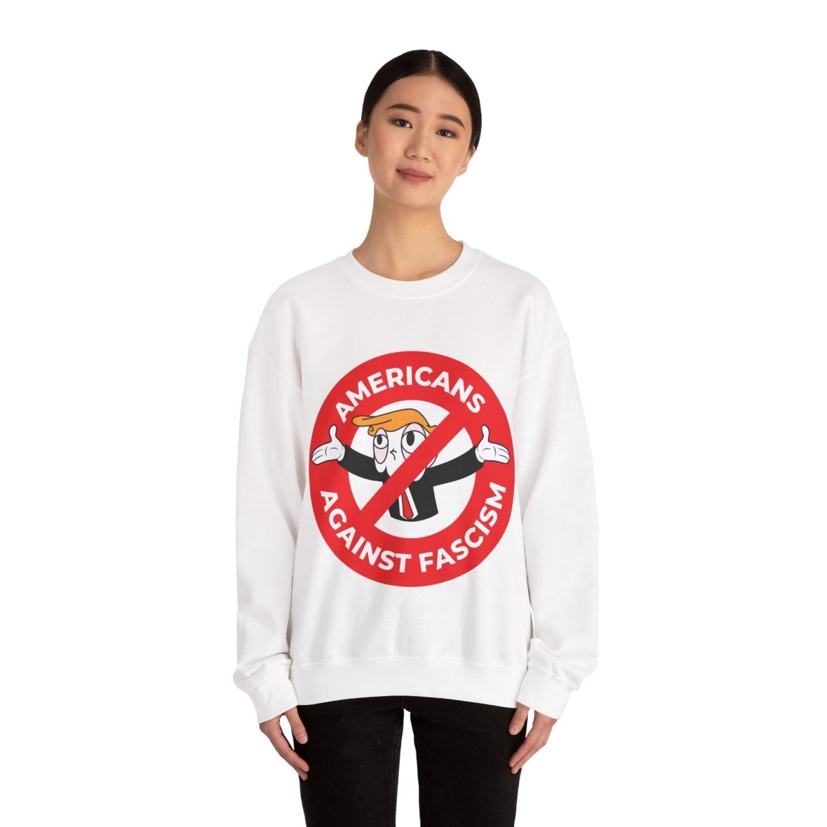 Free Oppression - Sweatshirt - Americans Against Fascism – Pro - Democracy Sweatshirt