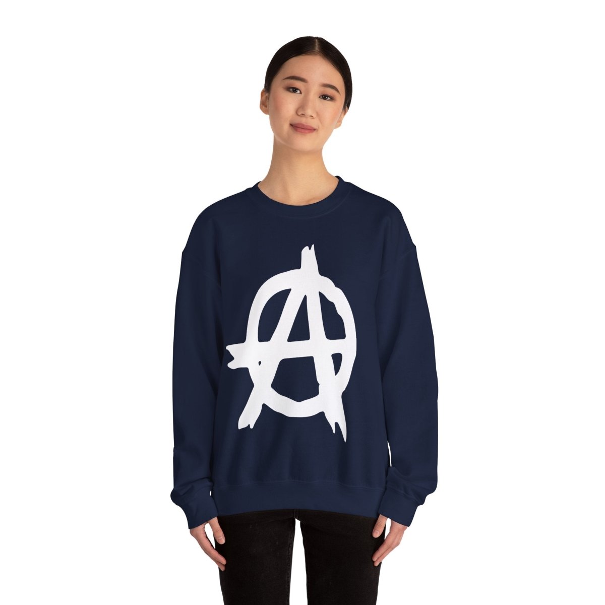Free Oppression - Sweatshirt - Anarchy Symbol – Anti - Authoritarian Protest Sweatshirt