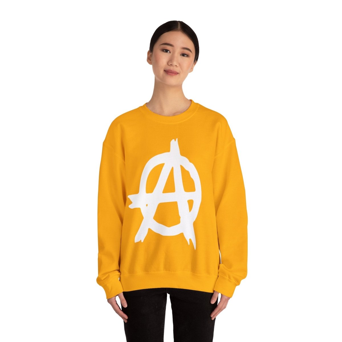 Free Oppression - Sweatshirt - Anarchy Symbol – Anti - Authoritarian Protest Sweatshirt