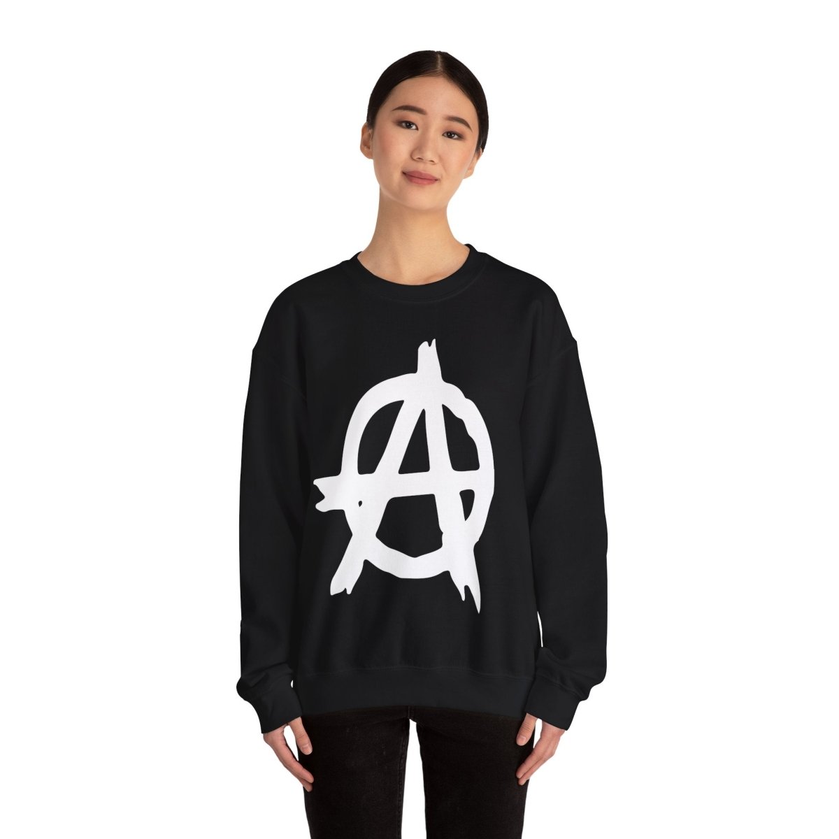 Free Oppression - Sweatshirt - Anarchy Symbol – Anti - Authoritarian Protest Sweatshirt