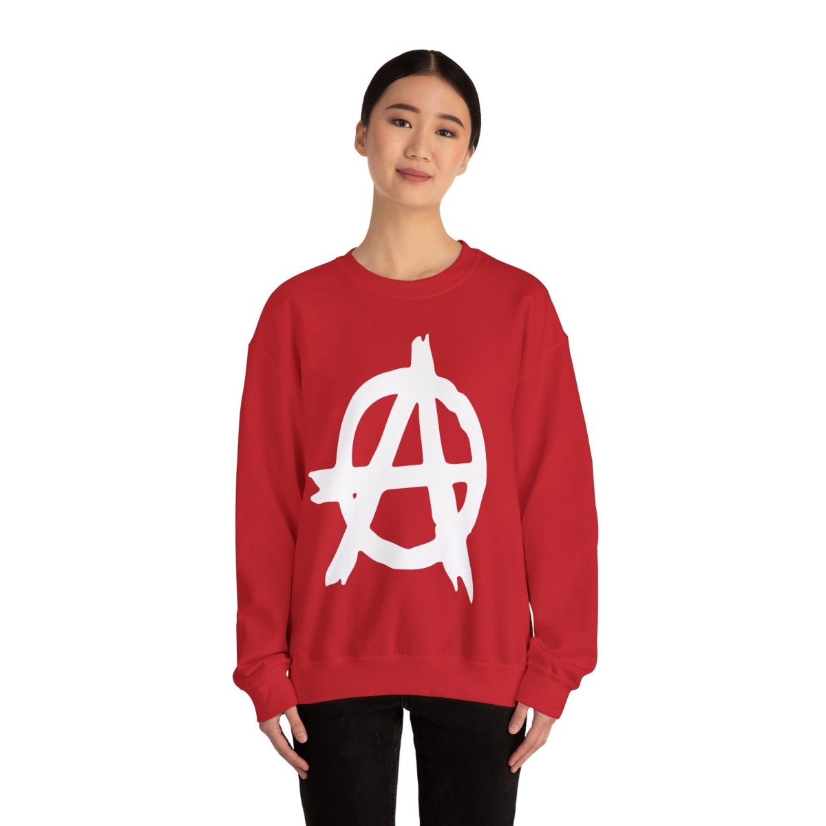 Free Oppression - Sweatshirt - Anarchy Symbol – Anti - Authoritarian Protest Sweatshirt