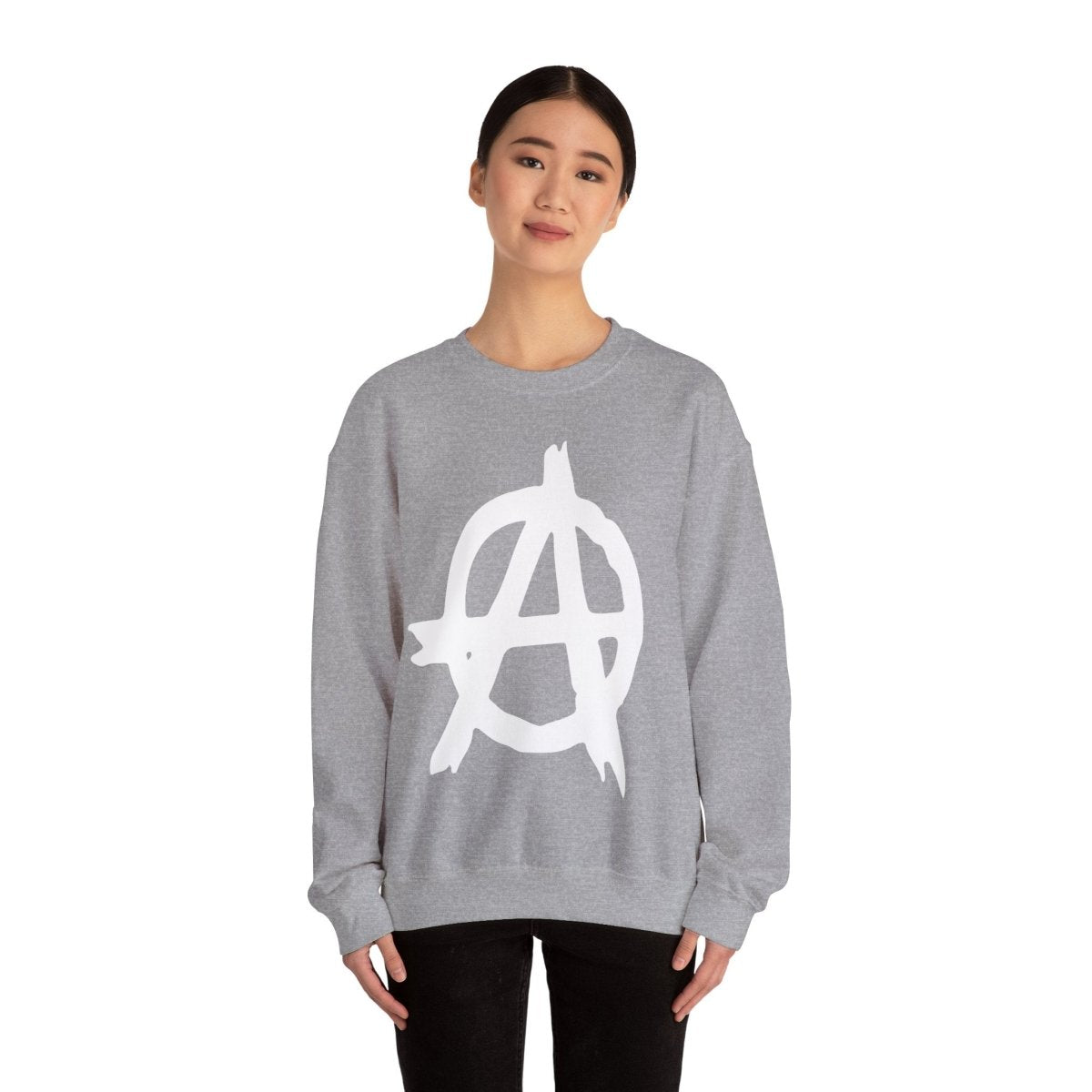 Free Oppression - Sweatshirt - Anarchy Symbol – Anti - Authoritarian Protest Sweatshirt