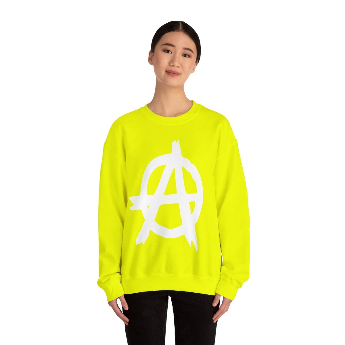 Free Oppression - Sweatshirt - Anarchy Symbol – Anti - Authoritarian Protest Sweatshirt