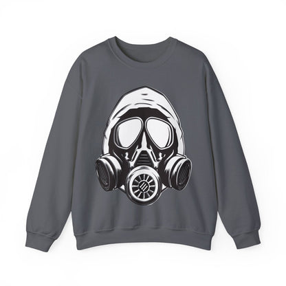 Free Oppression - Sweatshirt - Antifa Gasmask Three Arrows – Anti - Fascist Resistance Sweatshirt