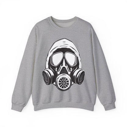 Free Oppression - Sweatshirt - Antifa Gasmask Three Arrows – Anti - Fascist Resistance Sweatshirt