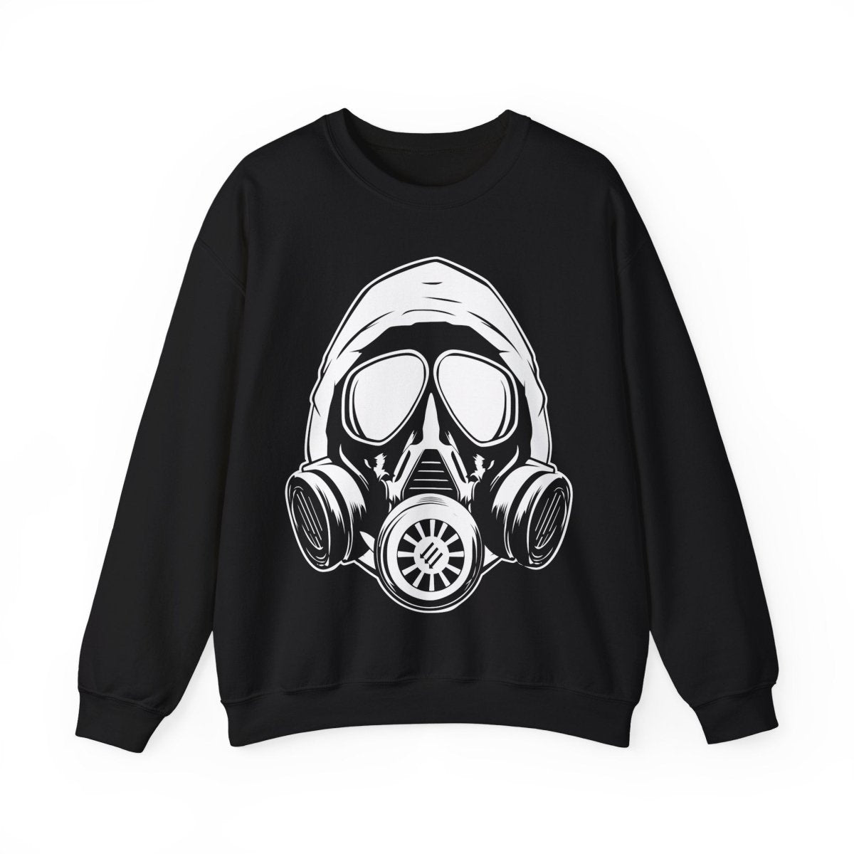 Free Oppression - Sweatshirt - Antifa Gasmask Three Arrows – Anti - Fascist Resistance Sweatshirt