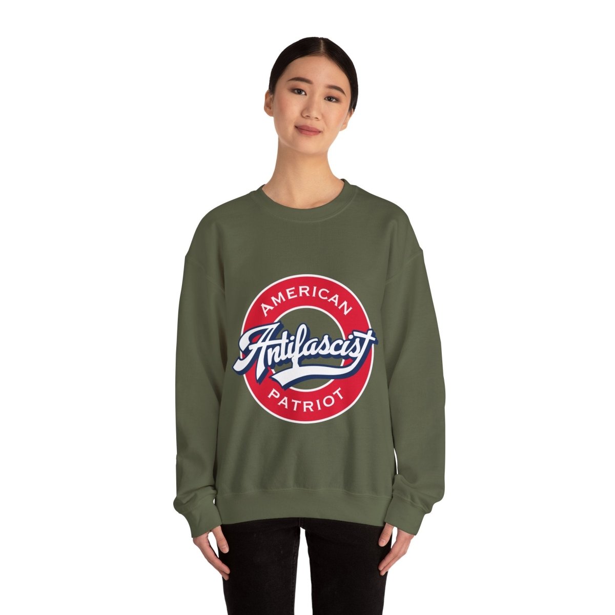 Free Oppression - Sweatshirt - Antifascist American Patriot - Sweatshirt - Pro - Democracy Activist Apparel