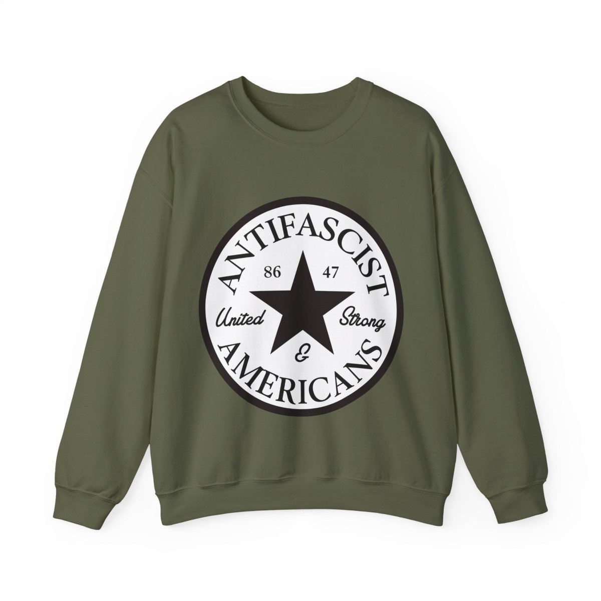 Free Oppression - Sweatshirt - Antifascist Americans — United & Strong Sweatshirt