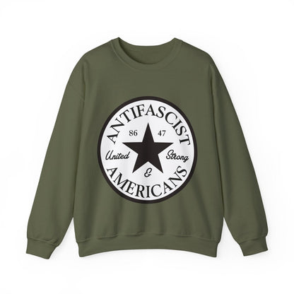 Free Oppression - Sweatshirt - Antifascist Americans — United & Strong Sweatshirt