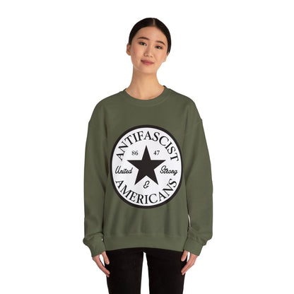 Free Oppression - Sweatshirt - Antifascist Americans — United & Strong Sweatshirt
