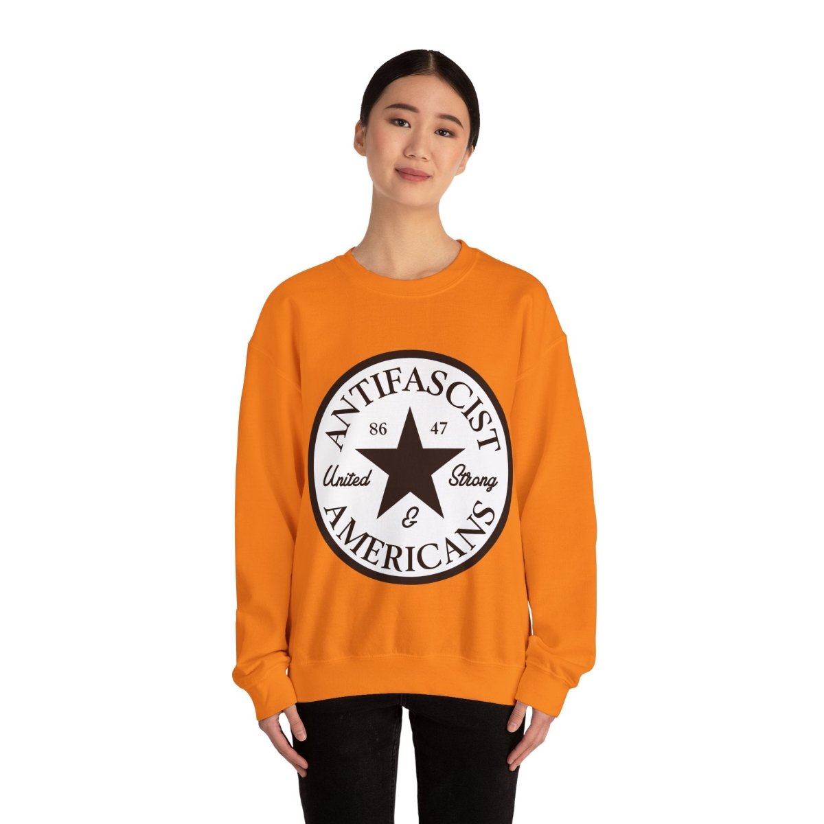Free Oppression - Sweatshirt - Antifascist Americans — United & Strong Sweatshirt