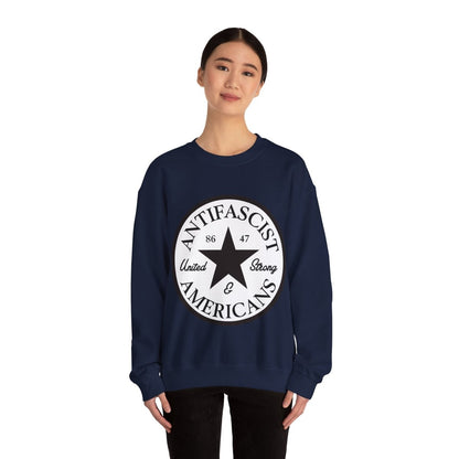 Free Oppression - Sweatshirt - Antifascist Americans — United & Strong Sweatshirt