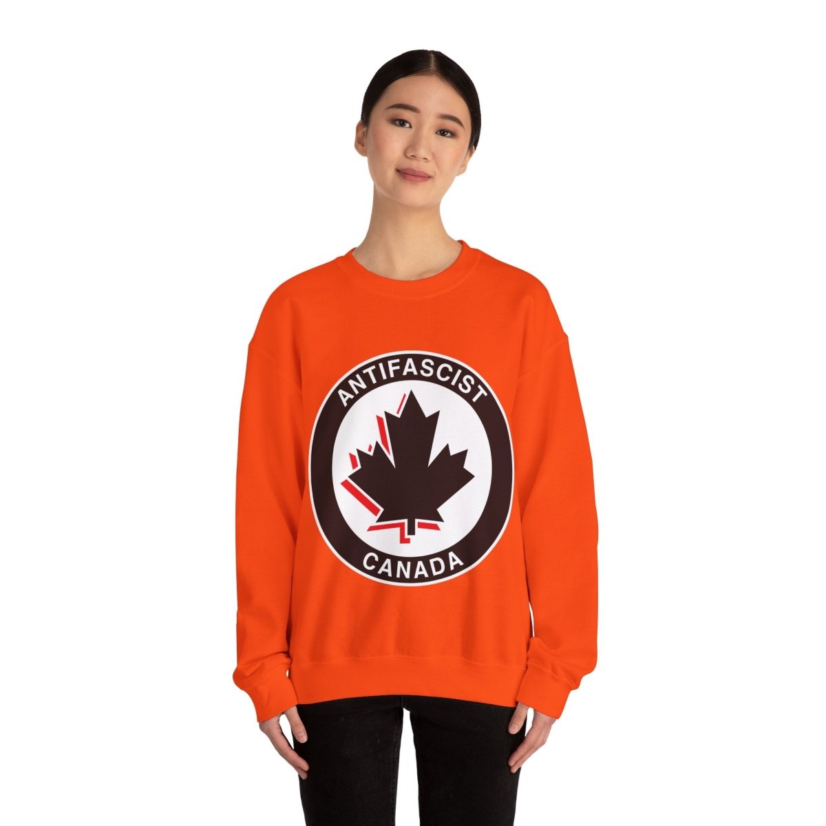 Free Oppression - Sweatshirt - Antifascist Canada – Pro - Democracy Canadian Sweatshirt