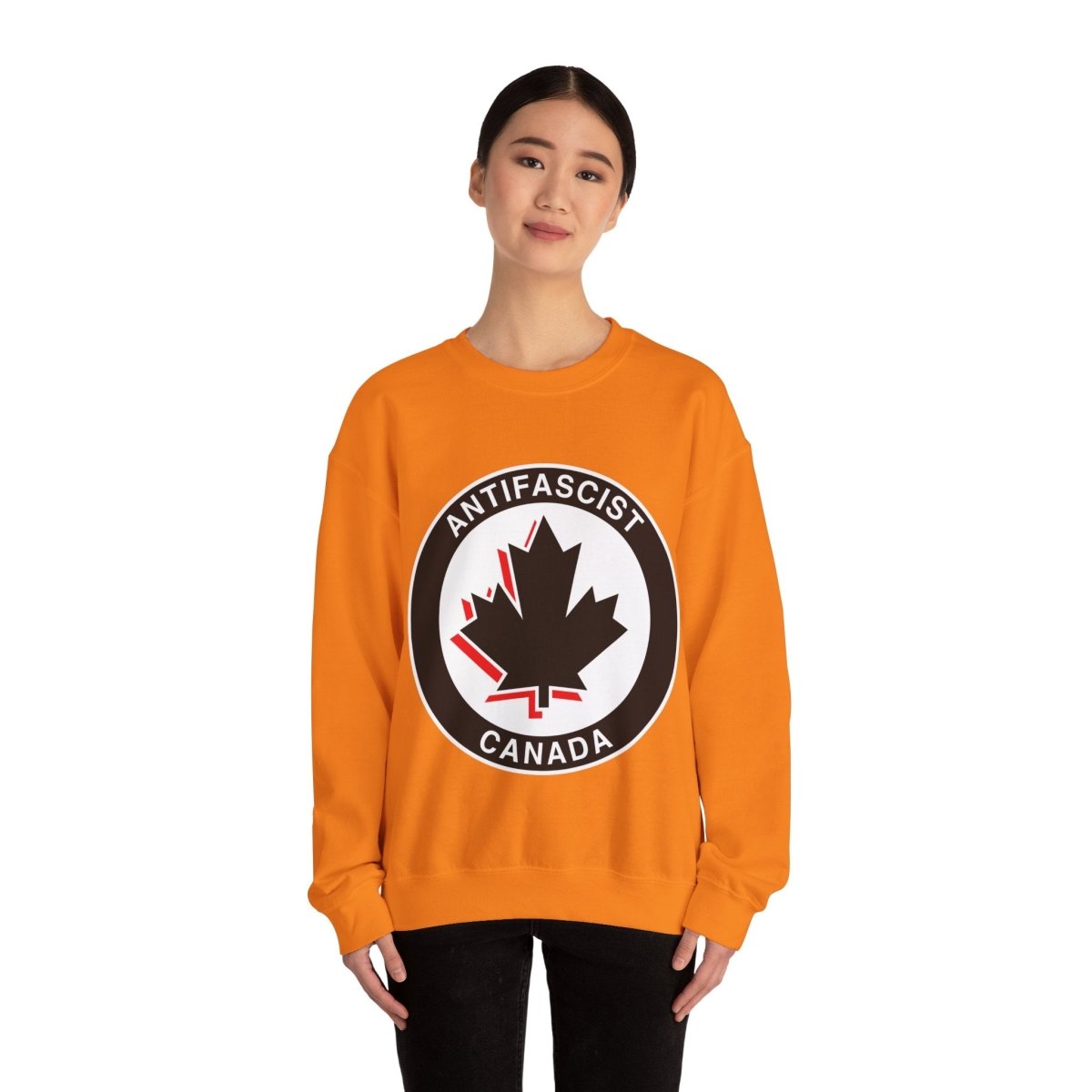Free Oppression - Sweatshirt - Antifascist Canada – Pro - Democracy Canadian Sweatshirt