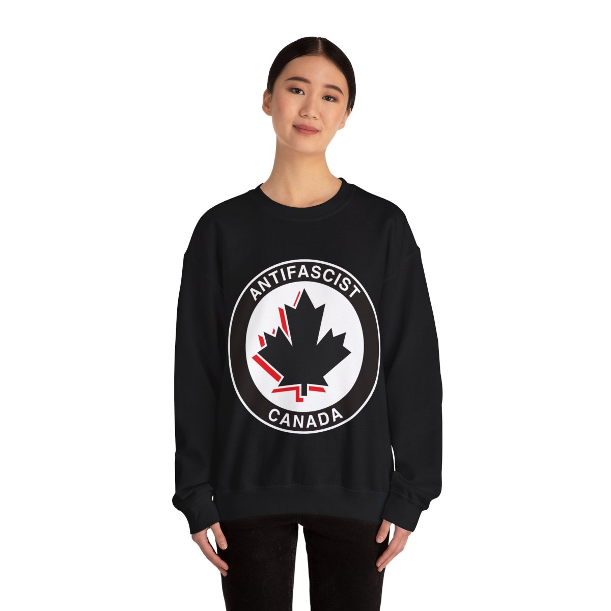 Free Oppression - Sweatshirt - Antifascist Canada – Pro - Democracy Canadian Sweatshirt