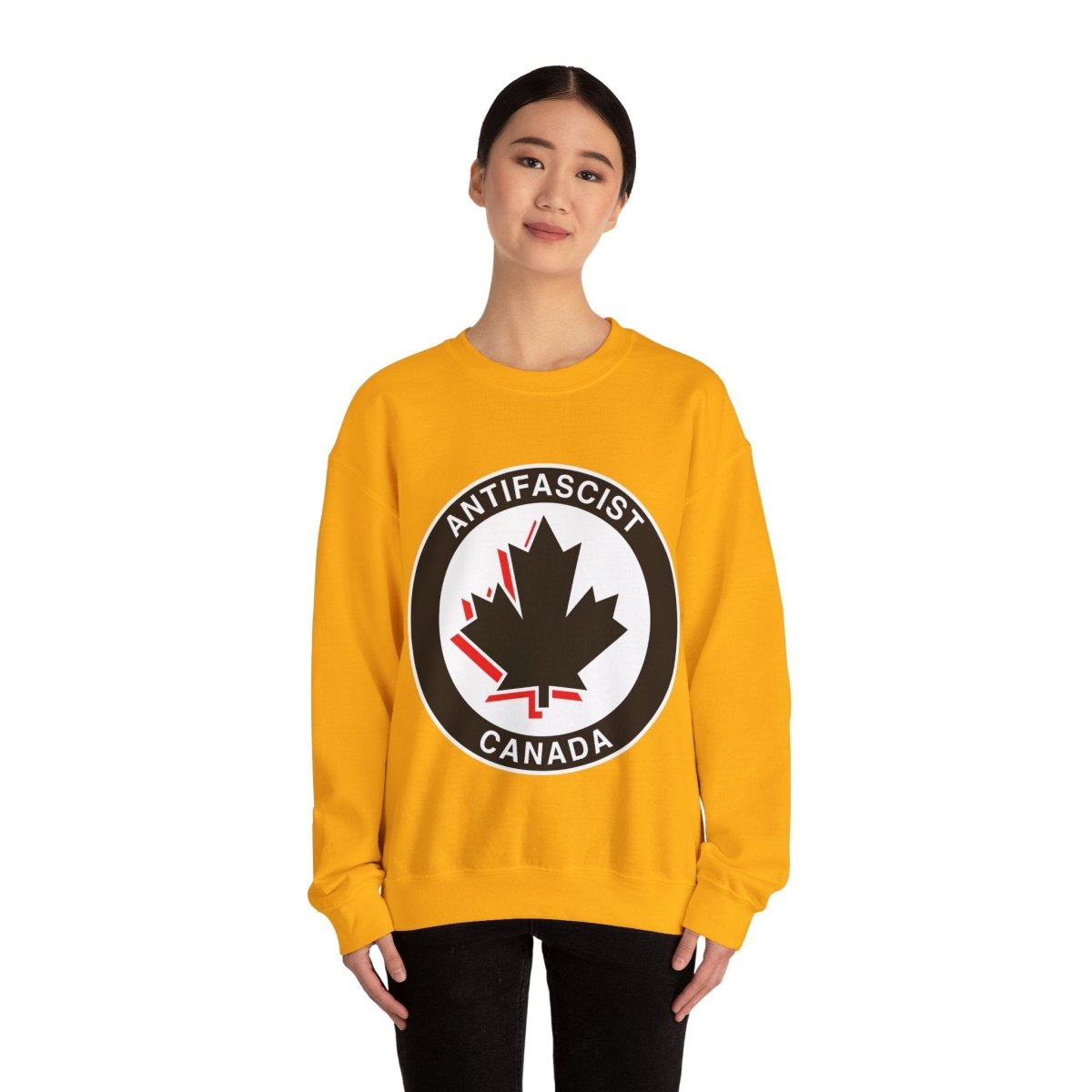 Free Oppression - Sweatshirt - Antifascist Canada – Pro - Democracy Canadian Sweatshirt