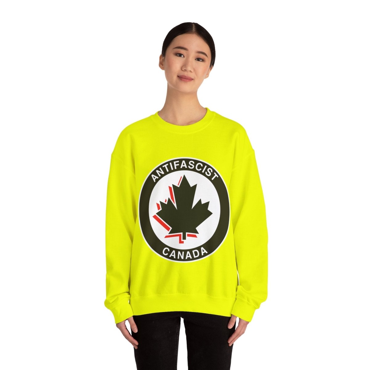 Free Oppression - Sweatshirt - Antifascist Canada – Pro - Democracy Canadian Sweatshirt