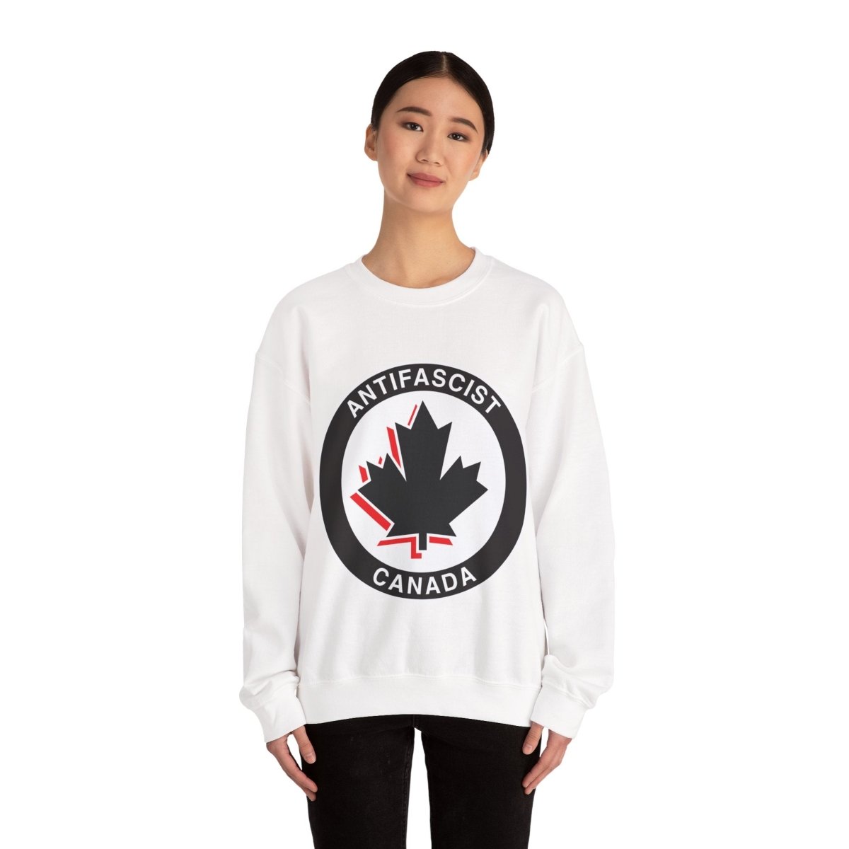 Free Oppression - Sweatshirt - Antifascist Canada – Pro - Democracy Canadian Sweatshirt