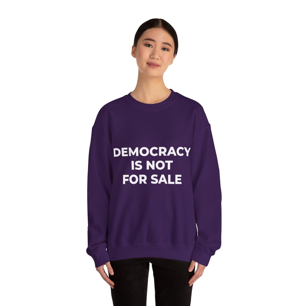 Free Oppression - Sweatshirt - Democracy Is Not For Sale – Anti - Corruption Sweatshirt