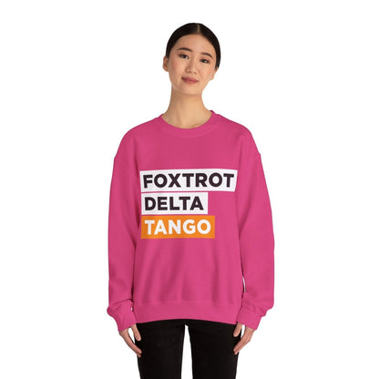 Free Oppression - Sweatshirt - Foxtrot Delta Tango FDT Protest Code – Pro - Democracy Sweatshirt