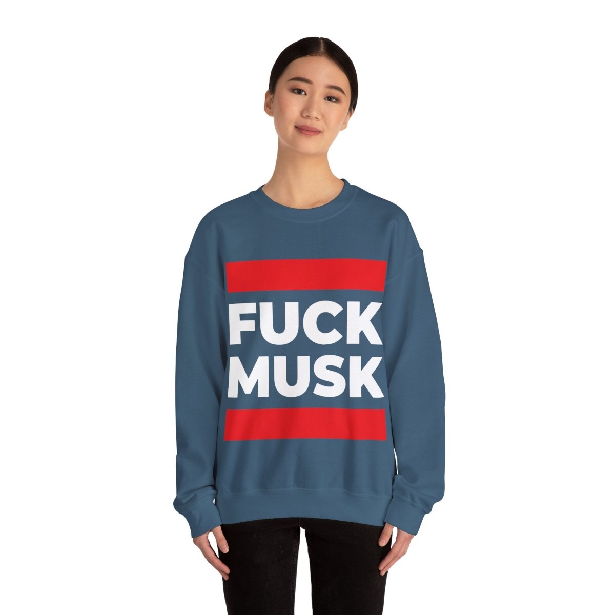Free Oppression - Sweatshirt - Fuck Musk Anti - Oligarchy Protest Sweatshirt