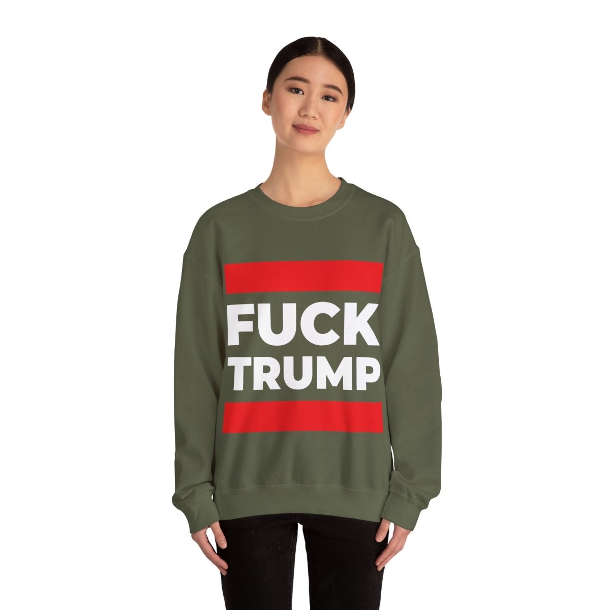 Free Oppression - Sweatshirt - Fuck Trump - Anti Authoritarianism Protest Sweatshirt