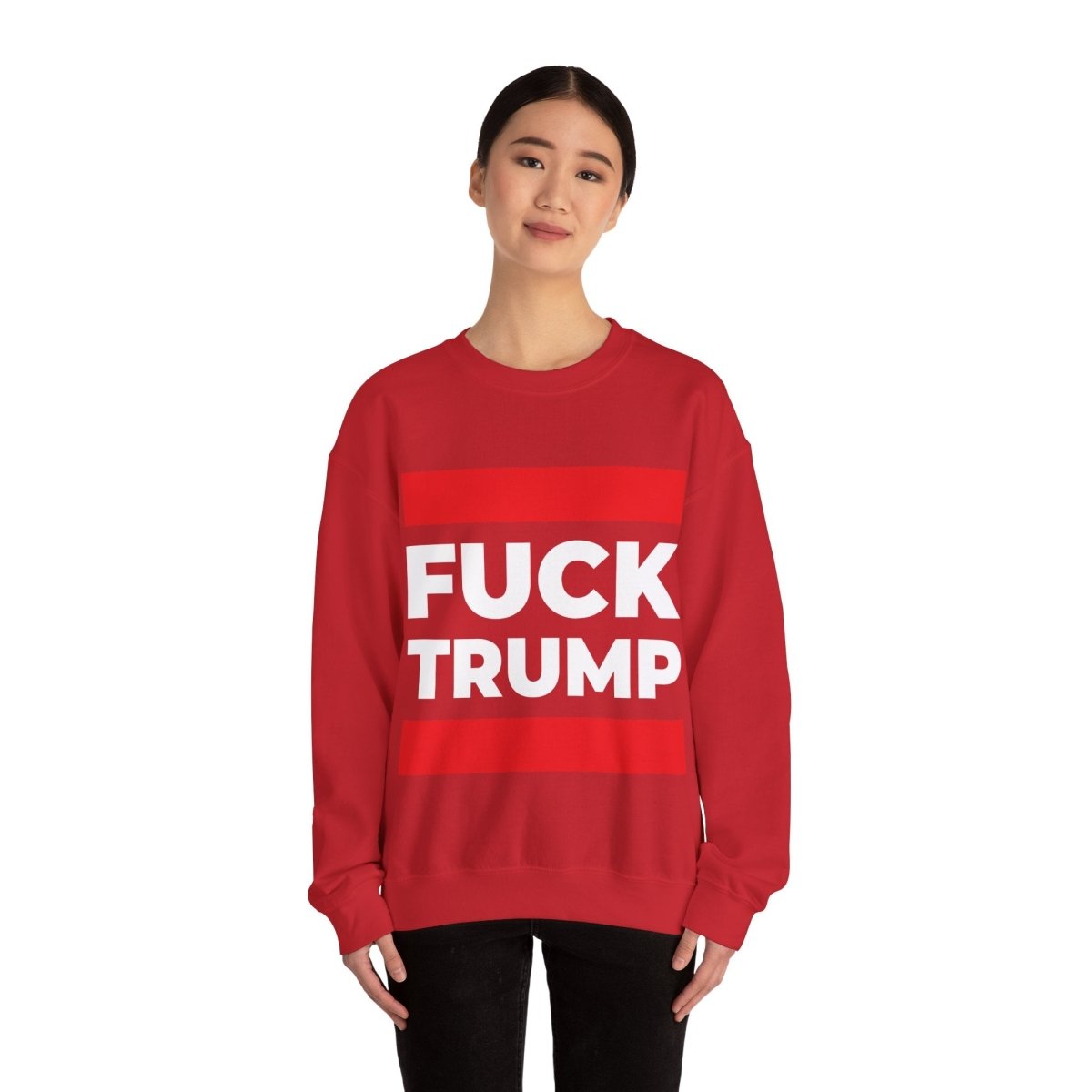 Free Oppression - Sweatshirt - Fuck Trump - Anti Authoritarianism Protest Sweatshirt