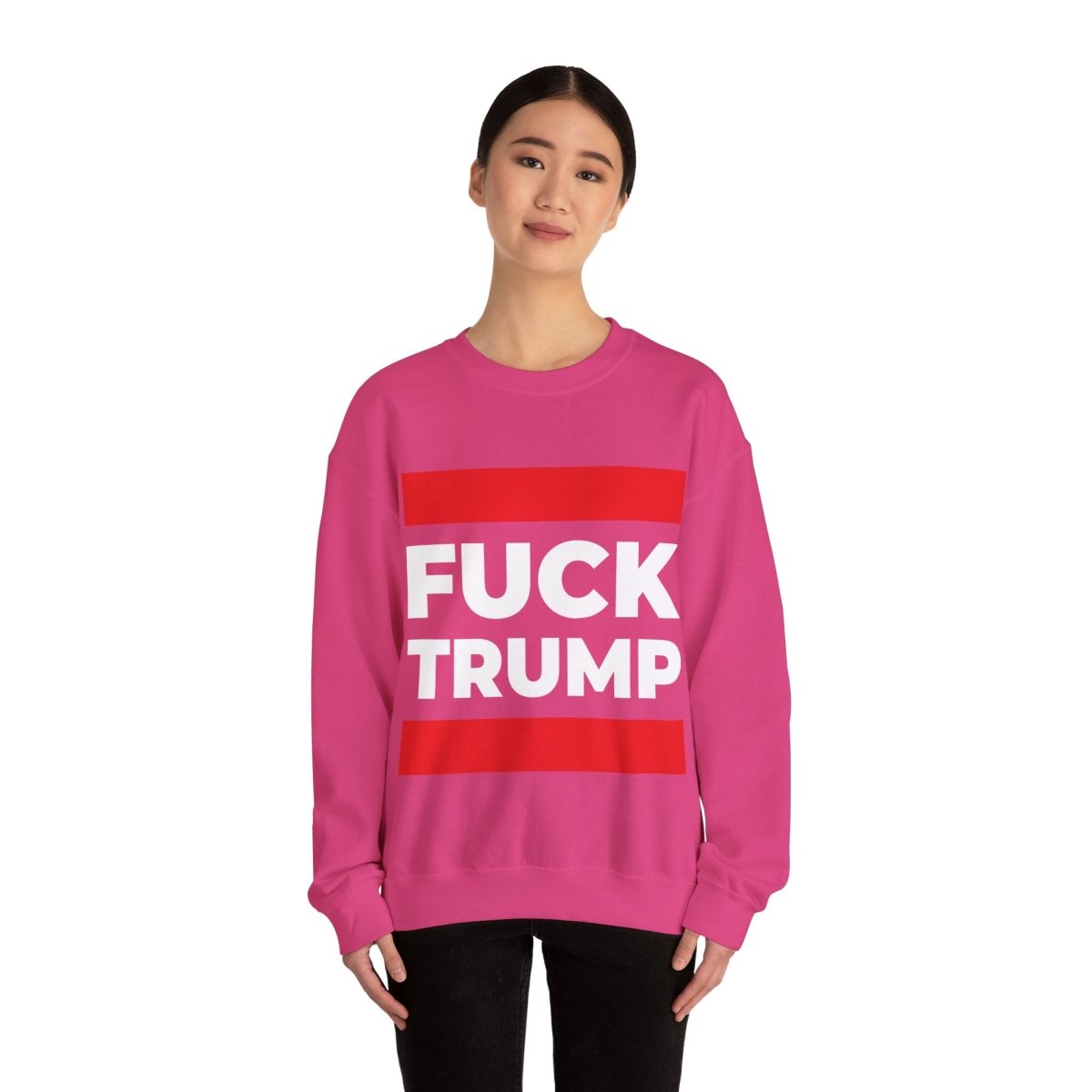 Free Oppression - Sweatshirt - Fuck Trump - Anti Authoritarianism Protest Sweatshirt