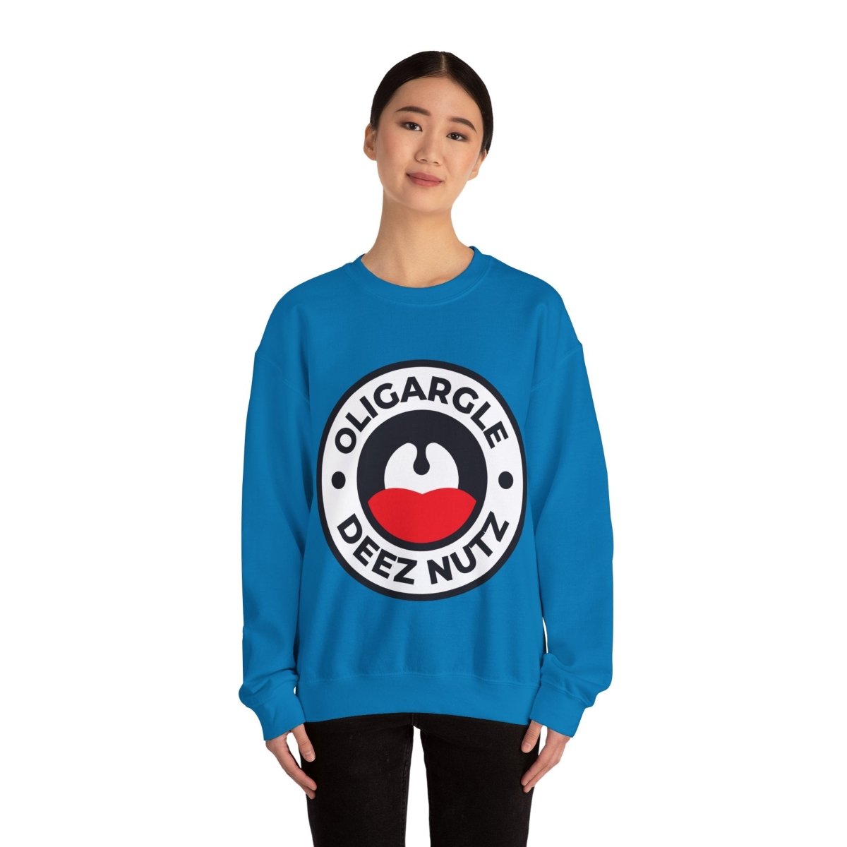 Free Oppression - Sweatshirt - Oligargle Deez Nutz – Anti - Oligarchy Protest Sweatshirt