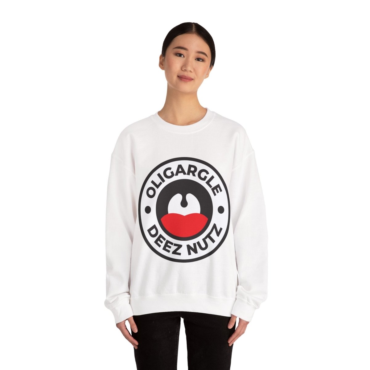 Free Oppression - Sweatshirt - Oligargle Deez Nutz – Anti - Oligarchy Protest Sweatshirt