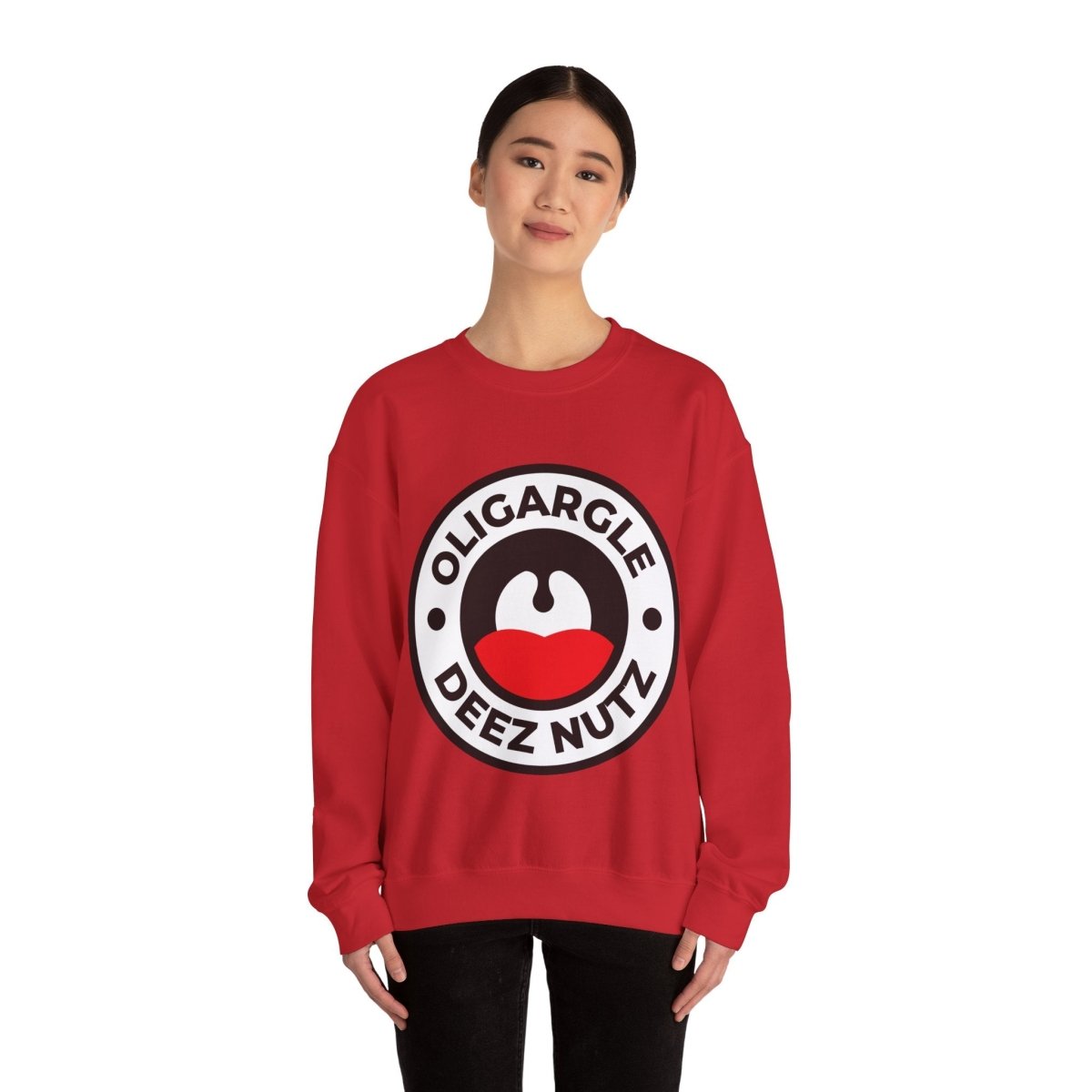 Free Oppression - Sweatshirt - Oligargle Deez Nutz – Anti - Oligarchy Protest Sweatshirt