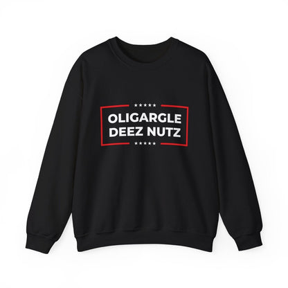 Free Oppression - Sweatshirt - Oligargle Deez Nutz – Anti - Oligarchy Satire Sweatshirt