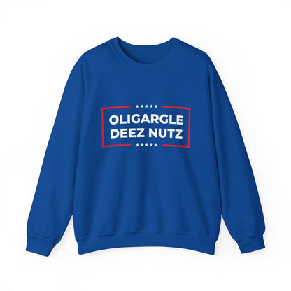 Free Oppression - Sweatshirt - Oligargle Deez Nutz – Anti - Oligarchy Satire Sweatshirt