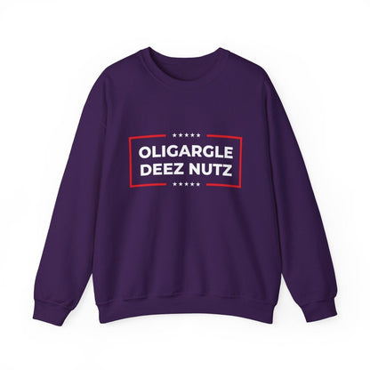 Free Oppression - Sweatshirt - Oligargle Deez Nutz – Anti - Oligarchy Satire Sweatshirt