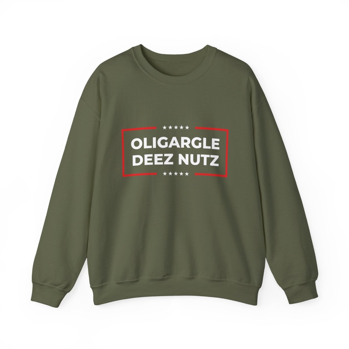 Free Oppression - Sweatshirt - Oligargle Deez Nutz – Anti - Oligarchy Satire Sweatshirt